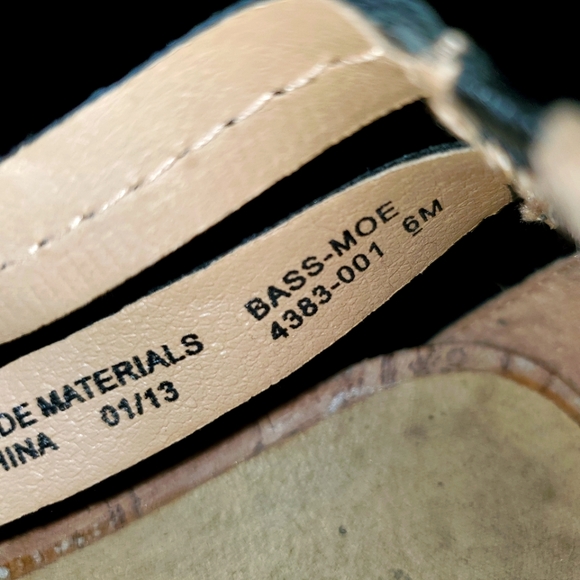 G.H. Bass & co black sandels - Picture 4 of 6